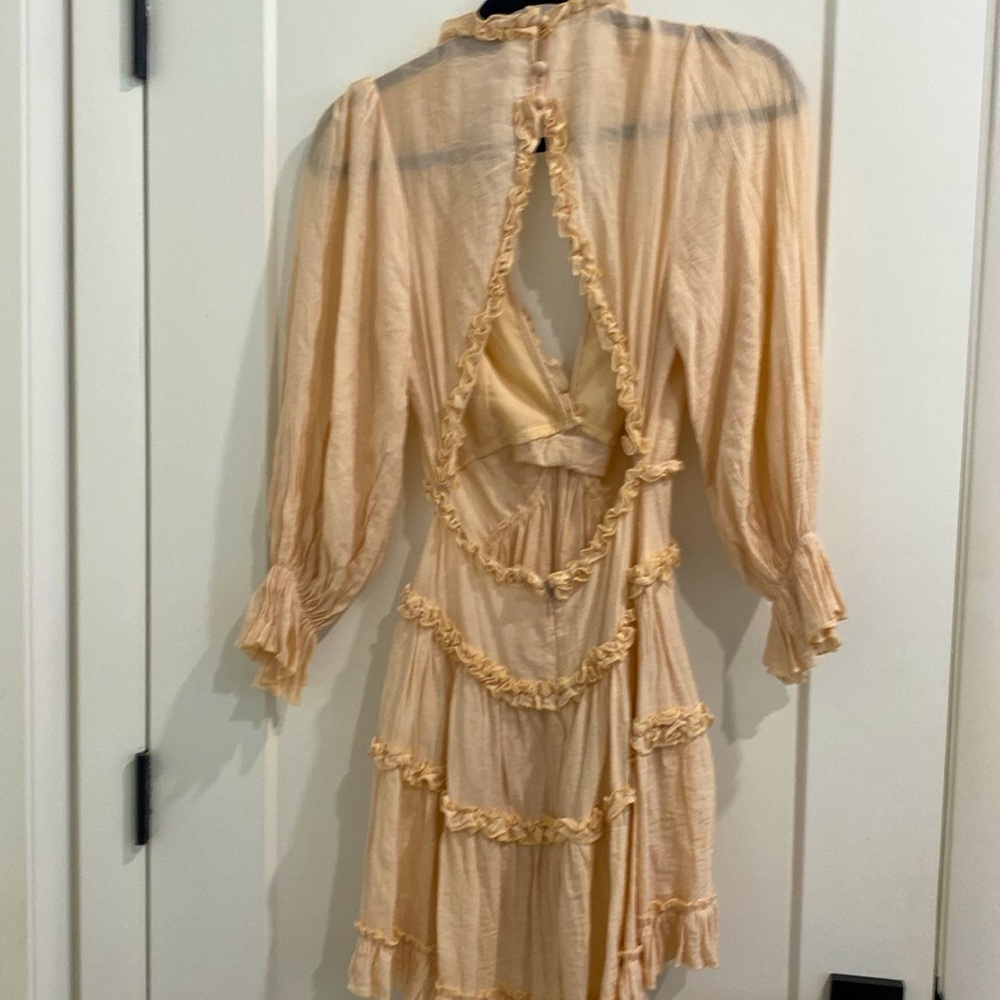 Vici Muted Emotion Tiered Ruffle Dress |Size Small - Picture 14 of 15